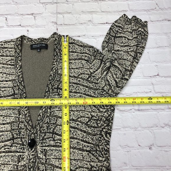 Jones New York Collection Women Knit Cardigan Sweater Size Large M132 -23 - Picture 4 of 14